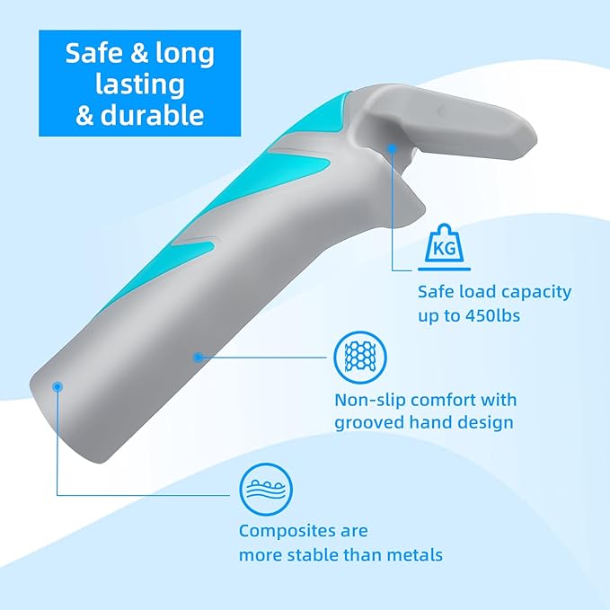 Car Handle Assist for Elderly Car Door Handle: Car Grab Handles - Standing Mobility Safety Tip to Help Get Out - Car Support Handle Portable Bar for Elderly & Seniors & Handicap - 2Pack