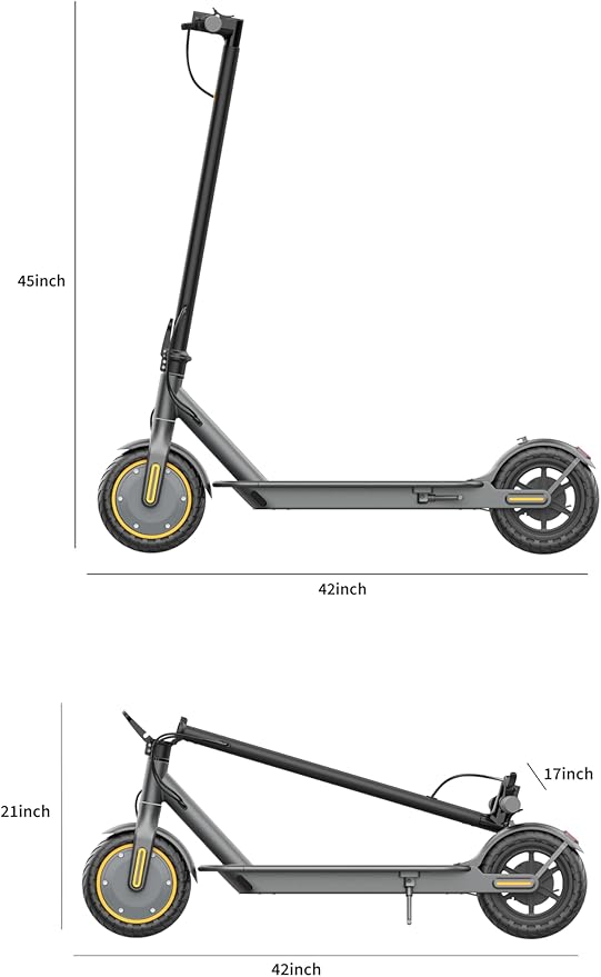 Electric Scooter for Adults- 8.5"/10''/14'' Tires, Up to 19/22MPH by 350W/500W Motor, Max 12/21/23/27/62Miles Long-Range Foldable Commuting Adults Scooter with Double Braking System and App
