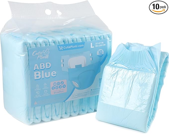 CutiePlusU Diaper 10 Pieces Protective Underwear Blue