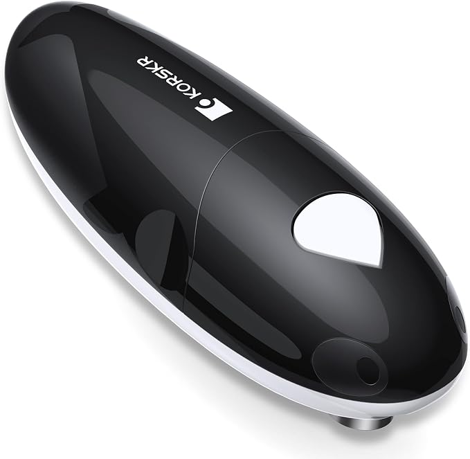 Electric Can Opener, Automatic Can Opener, Suitable for Any Size Cans | Battery Powered, Hands Free, Smooth Edge, Can Opener for Seniors is an Ideal Kitchen Gadget for Women and Left Handed People