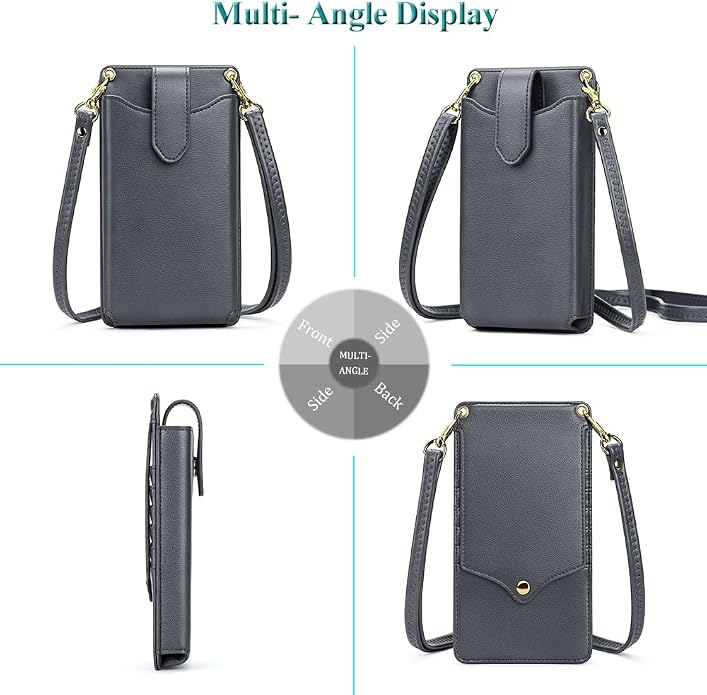 Peacocktion Small Crossbody Cell Phone Purse for Women, Lightweight Mini Small Crossbody Bags for Women with Card Slots