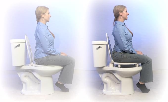 Centoco 3 inch Raised Toilet Seat for Seniors, Round, USA, White | Closed Front, Cover, Plastic, Made in the USA, 3L440STS-001