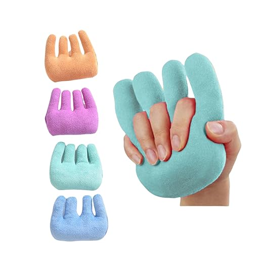 DEEYOTA Fingers Separation Pad,with an Elastic Palm Gripper,Used for Rehabilitation Treatment of Arthritis and Skin Damage