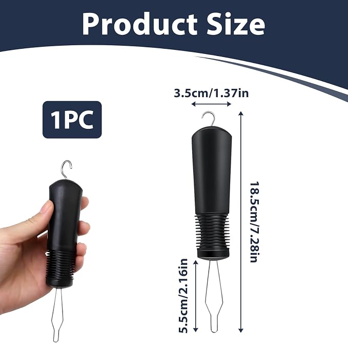 Button Hook and Zipper Pull Helper, One Hand Button Aids for Seniors Arthritis Stroke Carpal Tunnel Easy Dressing Aid Tool for Elderly Disabled, Soft Grip Handle, No Snagging for Dresses