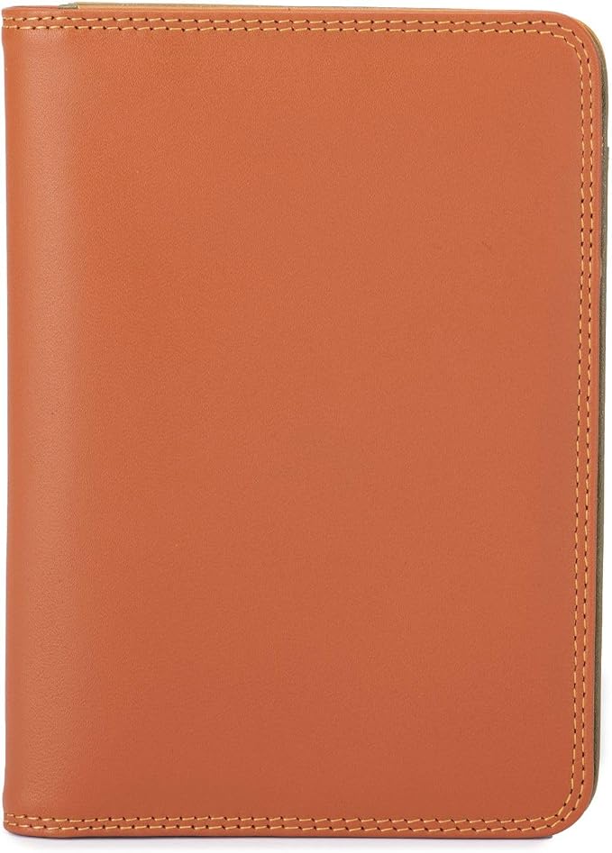 mywalit Leather Travel Passport Cover | Lucca | 3 Cards, Notes And Transparent Passport Section