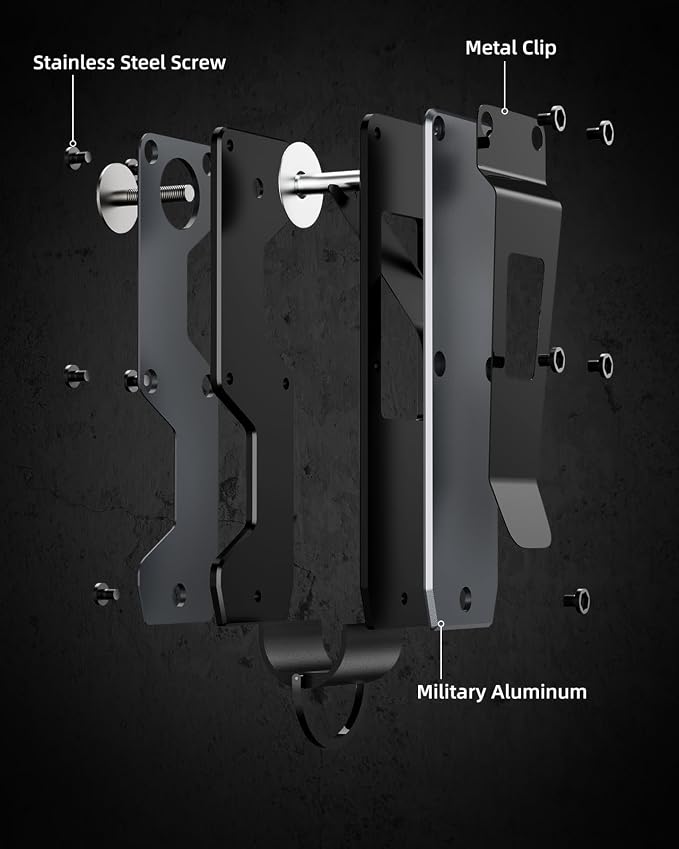 Key Organizer Compact Key Holder Metal Key Chain Minimalist key case key holder for keychain Secures 1-5 Keys