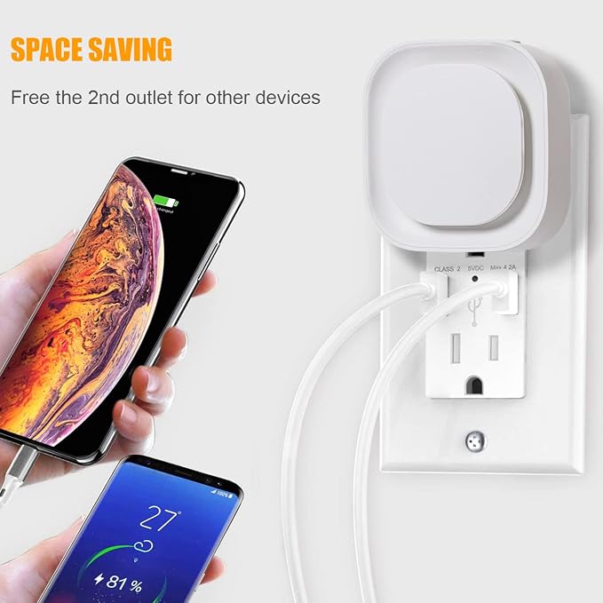 2 Pack Red Night Light Plug into Wall, Dim Glow for Sleep, Eye-Care | Dimmable Reflected Light, Dusk to Dawn Sensor, Plug-in LED Nightlight for Adults, Kids, Nursery, Bedroom, Bathroom, Toilet