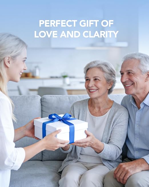 2.0 Hearing Aids for Seniors - Hearing Aids for Adults with Advanced Noise Cancellation - Easy Volume Control with Portable Charging Case