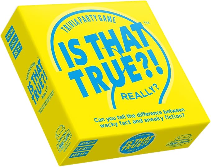 Hygge Games, is That True?! – Can You Tell The Difference Between Wacky fact and Sneaky Fiction? – Trivia Party Game
