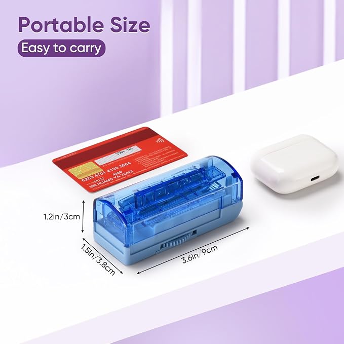 Multiple Pill Cutter for Small or Large Pills, Adjustable Pill Splitter for Multi Tablets, Stainless Steel Cutting Blade and Blade Guard