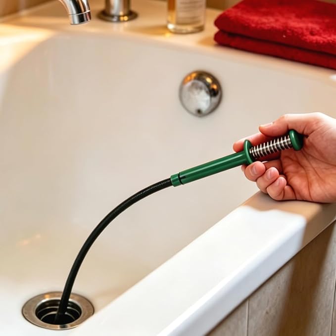 Flexible Grabber Tool, Magnetic 4-Claw Gripper (24", Green) | Mechanic Pickup Tool with Spring-Loaded Handle; for Automotive, Engine Bay, Bathroom, Kitchen, Sewers, Drain, Small Spaces