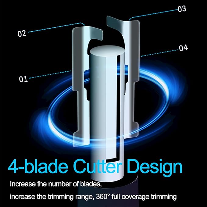 Nose Hair Trimmer for Men Women Professional, Durable Metal Body, Safe Painless Ear Nose Trimmer Shaver Clipper, Compact Portable Rechargeable USB C