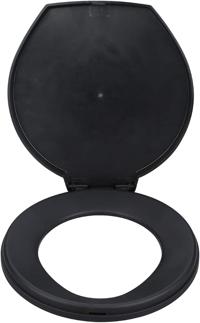 Portable Emergency Toilet Seat for 5 Gallon Buckets Outdoor Camping Snap on Luggable Loo Toilet Cover for Adults and Kids