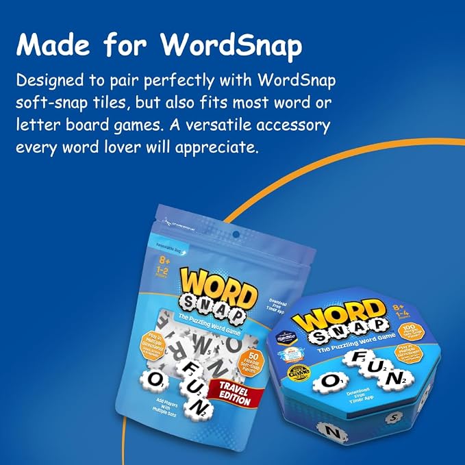 Tile Racks for Word Strategy Game, Set of 4 Plastic Stand Holders for Word Puzzle Tiles