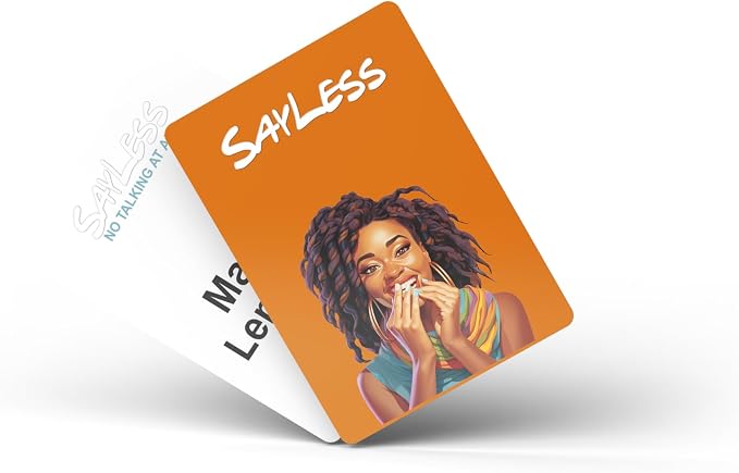 Kinfolk SayLess The Ultimate Family Game Night Party Starter - Taboo-Style Word Guessing Hood Charades Game for Unstoppable Laughs & Bonding, Specifically Crafted for The Culture