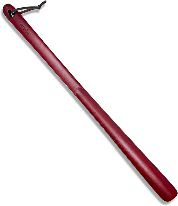 Myluxi Wooden Shoe horn Long Handle for Seniors Men,Women-23.6in Long Handled Shoehorn,Shoe Helper for Home/Travel