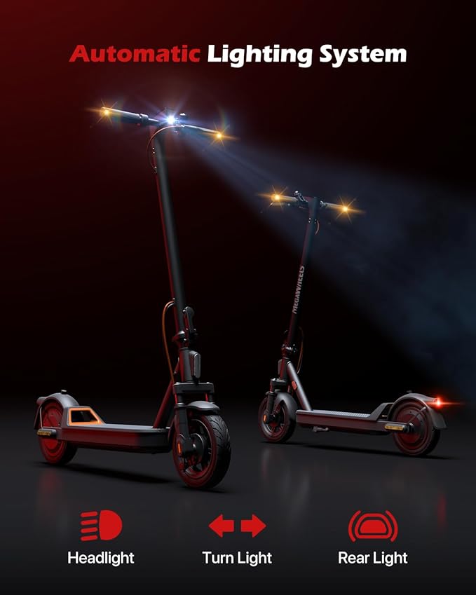 Electric Scooter with Suspension Long Range Electric Scooter for Adults 10inTires,E Scooter with Smart APP Control for Commuting, Outdoor, Short Travel UL2272
