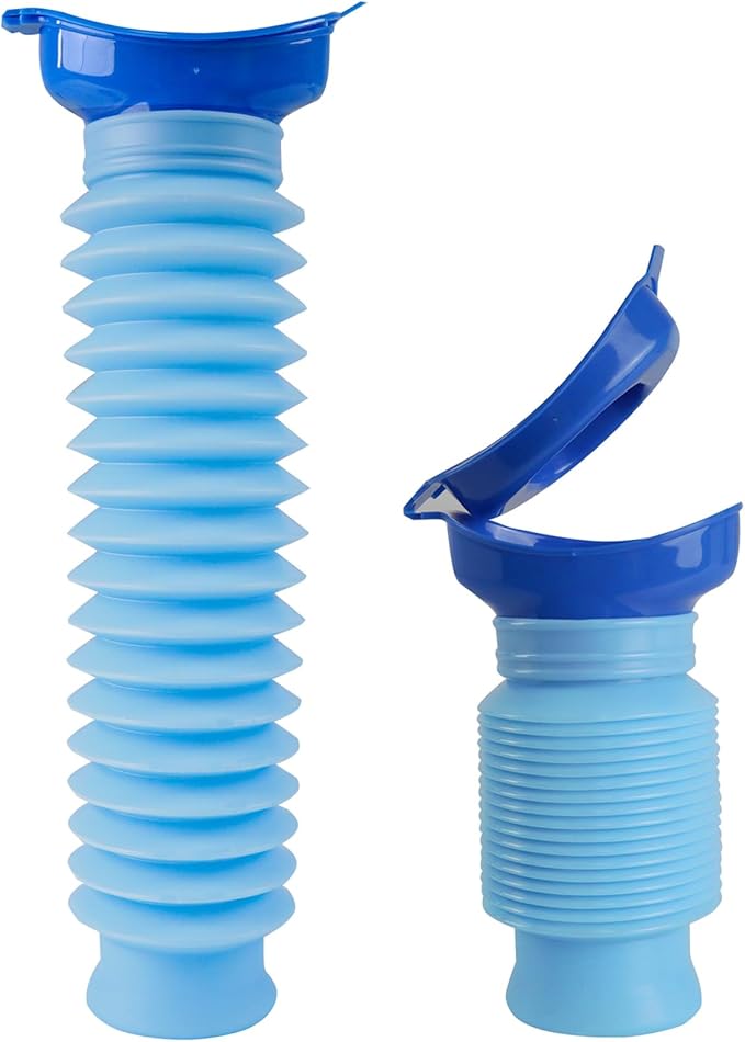 Pee Bottles for Men,Portable Urinal for Men,Collapsible Urine Bottle 750ML | Car Urinals for Men and Women,Emergency Urinal Bottle Shrinkable Pocket Toilet for Travel,Camping,Traffic Jam,Road Trips