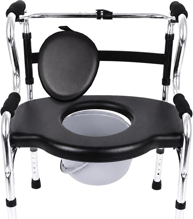 Walker Rest Seat for Attachable Seat Folding Walker, Maximum Weight Capacity of 250 Pounds, 20.8" L x 16.5" W Black