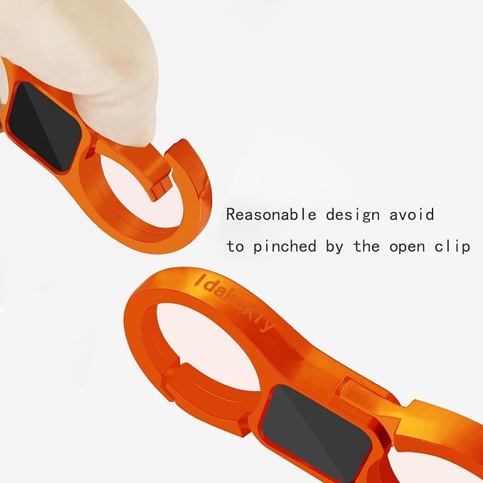 Idakekiy Key Chain Quick Release Spring with 4 Key Rings Heavy Duty Car Keychain Organizer for Men and Women