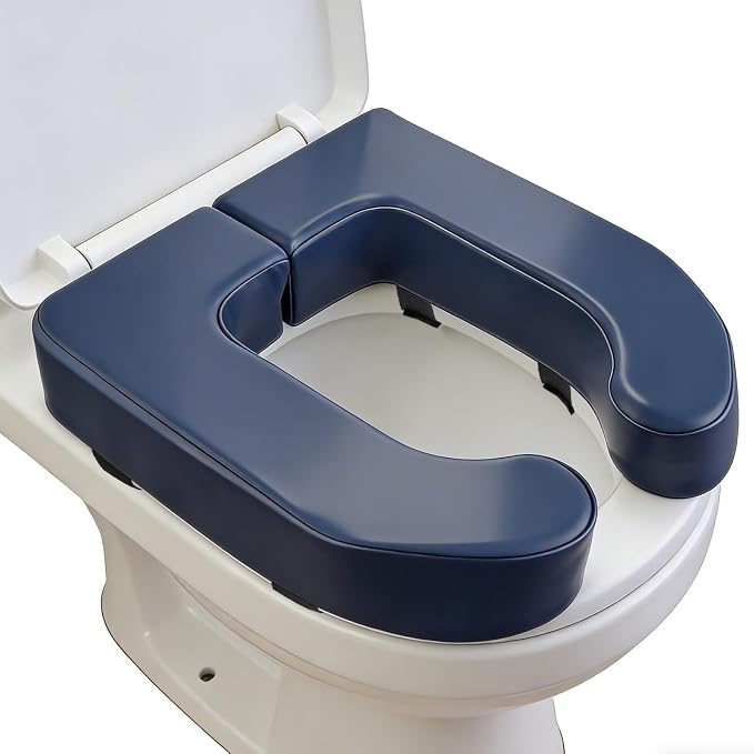 2 Inch Seat Cushion Riser Elevated for Seniors & Handicap, Blue