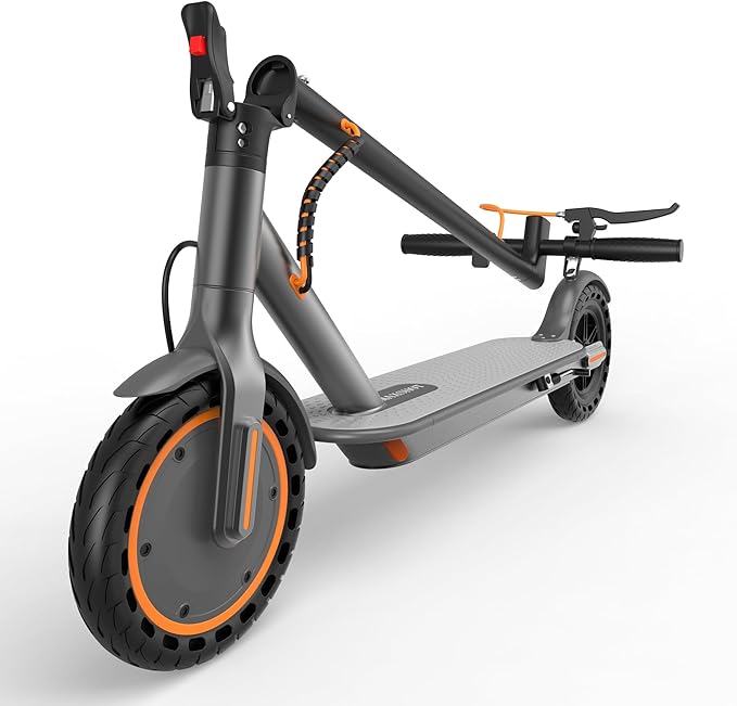 Maxshot Electric Scooter, 8.5" /10" /14" Tire, 16/19/22 Mph Top Speed, 12/16/21/27/28/49/50 Miles Long Range, Folding Escooter for Adults and Kids with Seat Bag, Dual Braking, Dual Suspension, App