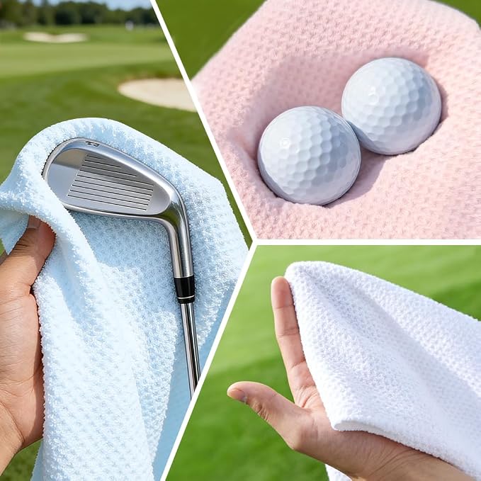 My Swing is Like A Bad Relationship Golf Towel with Clip, Funny Golf Bag Accessories for Men, Golfing Towel for Men, Christmas Birthday Gifts for Golfer Lover, Golfing Gifts for Family Friend