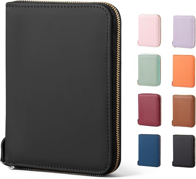 CoBak Passport Holder Cover with Safe Zipper Closure | Premium Passport Wallet for Travel, RFID Blocking Card Case, Waterproof Travel Accessories for Women