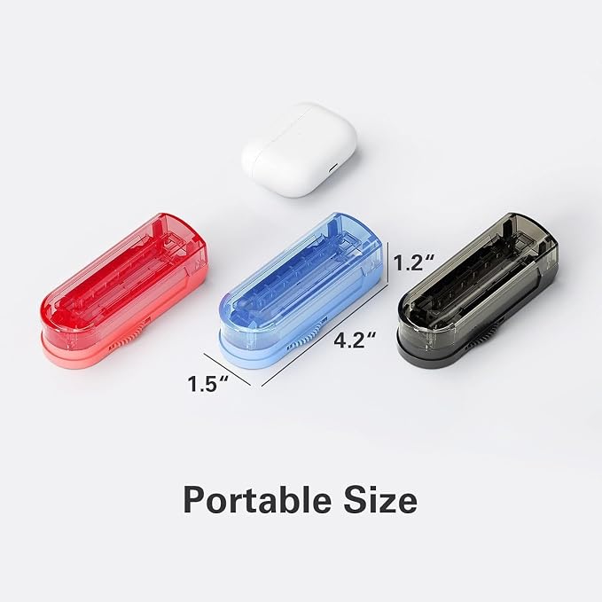 ONE PIX Multiple Pill Cutter Splitter for Small and Tiny Pills, Accurate 1/2 Tablet Splitter with Adjustable Bars & Hidden Blade, Safely Cuts Large Medication for Seniors & Pets, Pink