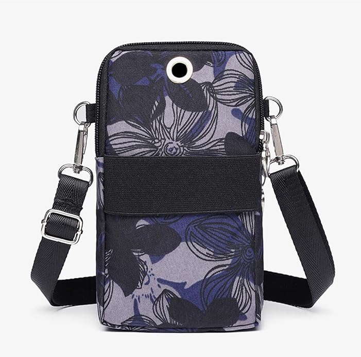 Small Crossbody Bag for Women - Mini Phone Purses with Crossbody Strap and Wallet - Nylon Arm Bag