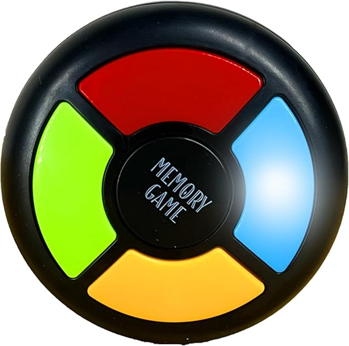 Memory Game Handheld Electronic Toy, Color Memorizing with Lights and Sounds