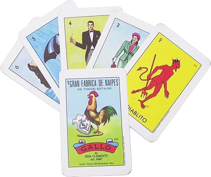 Loteria Authentic Mexican Game, Bingo Game with Colorful Illustrated Cards, Don Clemente Brand (10 Tablas Jumbo (10 Boards Jumbo))