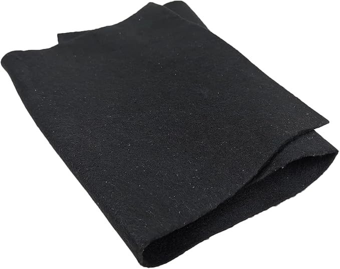 Buraku Welding Blanket Fireproof | Heat Resistant Up to 1800°F | Flame Retardant Fabric Material Carbon Felt for Welders | Plumbers Cuttable (12"X26",1PACK)