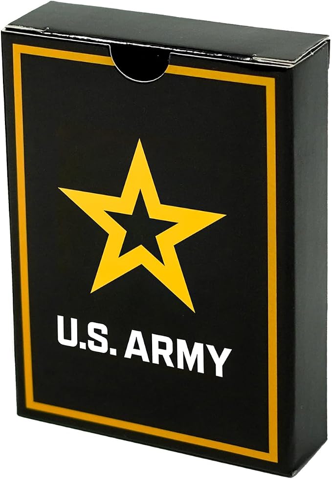 Military Gift Shop US Army Professional Quality Army Playing Cards - Great for Game Night - US Army Gifts for Veterans | Army Playing Cards