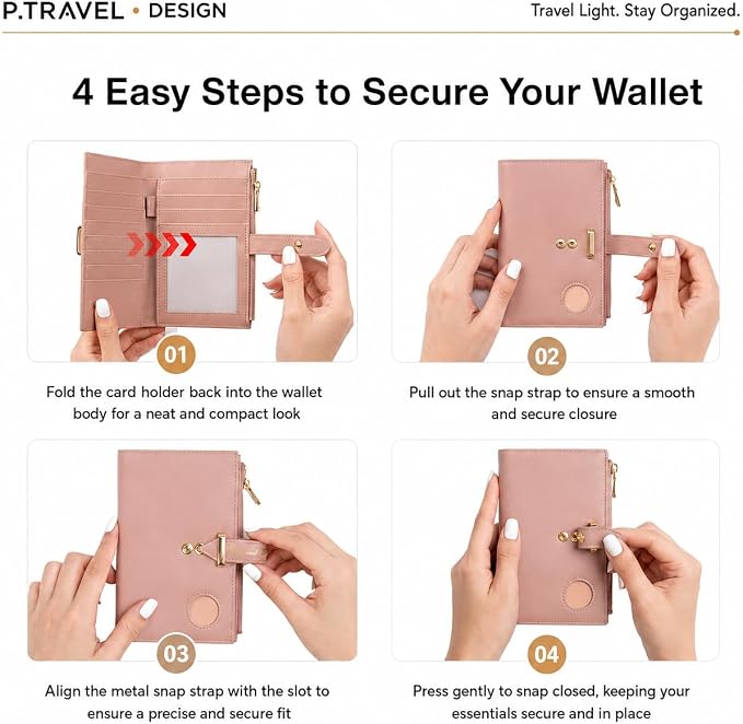 Passport Holder for Family,RFID Travel Document Organizer for Women,RFID Passport Wallet with Airtag Holder,Family Passport Protector Case, Anti-Lost Travel Essentials