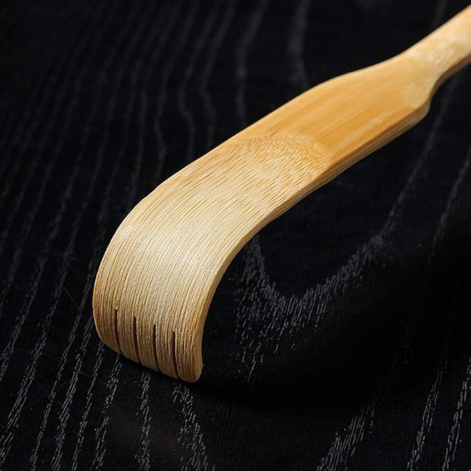 1Pc Wooden Bamboo Back Scratcher, Natural Handmade Back Scratchers, Long Handle Back Scratchers for Adults Men Women (17 Inch)