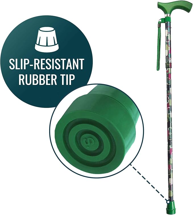 Switch Sticks Walking Cane for Men or Women, Foldable and Adjustable from 32-37 Inches, FSA and HSA Eligible