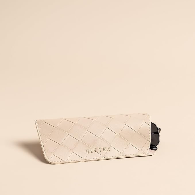 OLETHA Aesthetic Soft Glasses Case, Slip-in Design