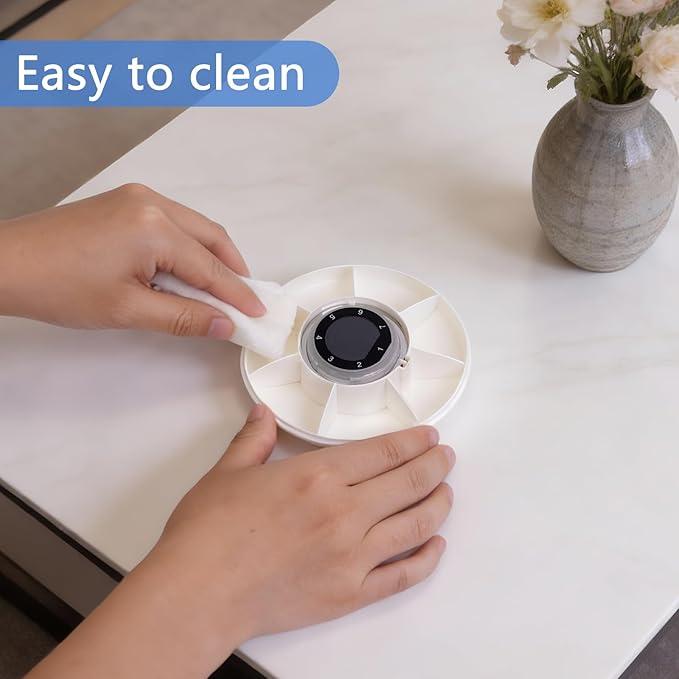 Smart Pill Dispenser with App Pill Reminder Portable Travel Medicine Organizer Pill Case Pill Organizer 7 Day for Prescriptions & Vitamins