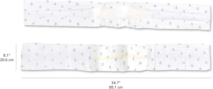 Amazon Basics Male Dog Diapers, Ultra Absorbent Disposable Wrap with Wetness Indicator, Secure Fit, Leakproof and Breathable, Large, 30 Count