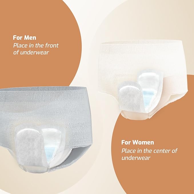 SUNKISS Trustplus Incontinence Booster Pads 14” for Women and Men, Extra Absorbency for Adult Incontinence Underwear and Diapers, Odor Control, 120 Count (4 Pack of 30)