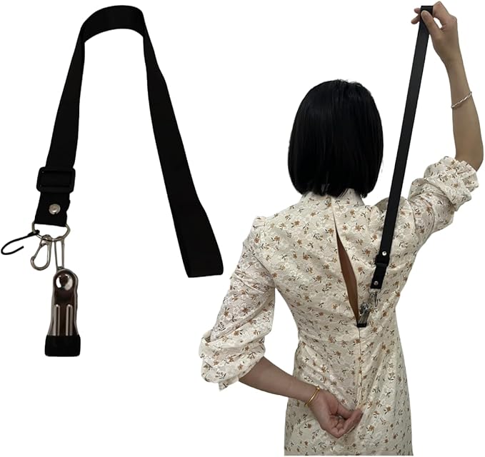 Generic Dress Zipper Pull Helper with Hooks and Clip - Easy Zipper Pulls for Dresses (Black), J40-42