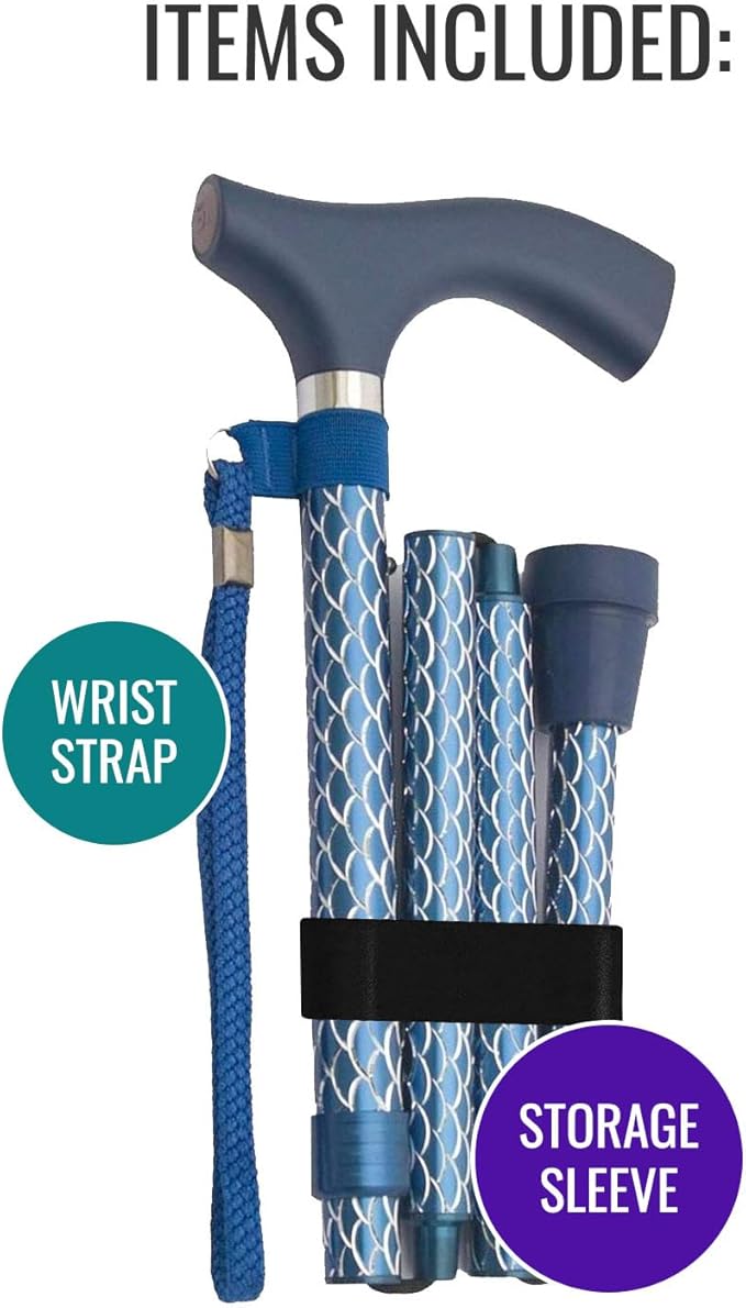 Switch Sticks Walking Cane for Men or Women, Foldable and Adjustable from 32-37 Inches, FSA and HSA Eligible