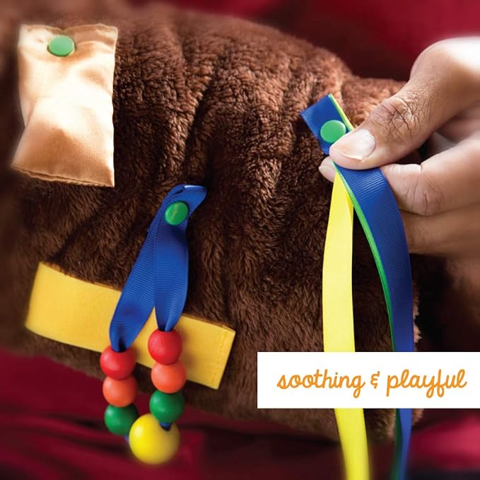 Twiddle Premium Dementia Activities for Seniors - Comforting Alzheimer’s Products for Elderly - Engaging Sensory Items for Adults (Brown Cat)