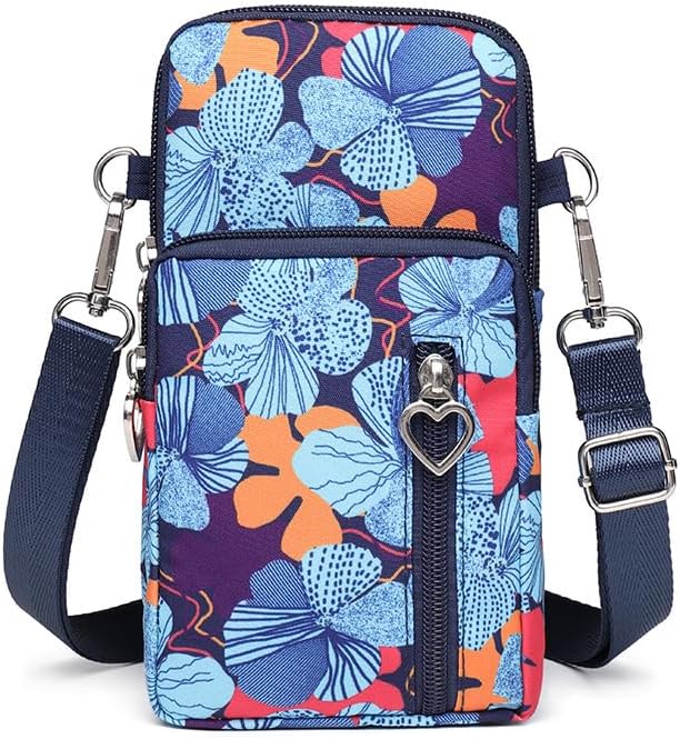 Small Crossbody Bag for Women - Mini Phone Purses with Crossbody Strap and Wallet - Nylon Arm Bag