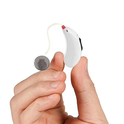 Hearing Aids for Seniors Rechargeable - Bluetooth hearing aid with Noise Cancellation, Charging Case, APP Control for Mild to Moderate Hearing Support
