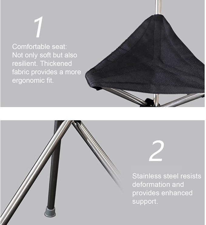 Folding Cane with Seat, Walking Sticks Seat for Seniors | Ergonomic Support Crutch Stool Mobility Aids for Outdoor Trip Park Visit Travel Climbing Hiking Picnic