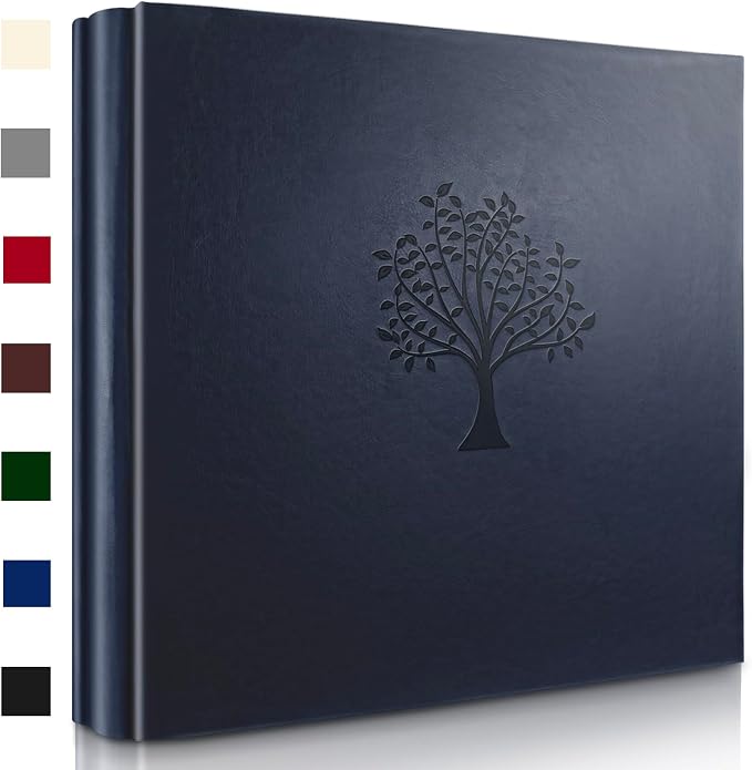 Photo Album 4x6 600 Pockets Slip In Extra Large Capacity | PU Leather Cover Picture Album Holds Horizontal & Vertical Photos for Family Wedding Baby Anniversary Christmas Gift