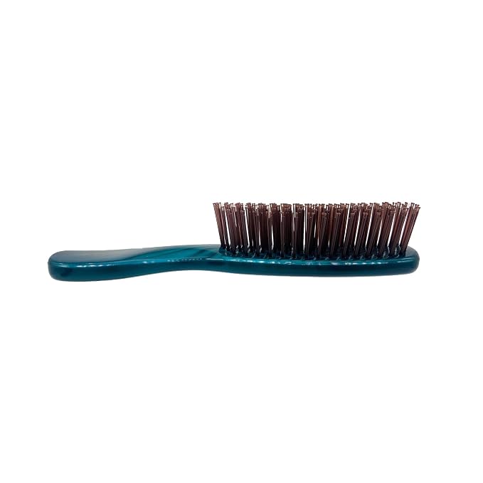 Phillips Brush Light Touch 6 Detangling Hair Brush, Petite Emerald Green | Flexible Nylon Bristles Gently Detangle and Smooth All Hair Types. Compact 6.25 Inch Brush for Daily Use and Travel