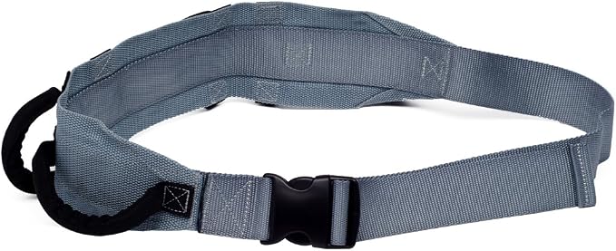 Patient Aid Gait Belt w/Handles, Transfer & Lift Aid for Elderly & Therapy | Padded Handles for Secure Grip | Quick-Release Buckle | Transfer & Lift Assist for Elderly, PT & Rehab | Anti-Slip